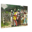 "Dressing for the Carnival" – Historical Americana Wall Art Print by Winslow Homer - Canvas - 60x90 cm / 24x36″ - 