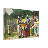 "Dressing for the Carnival" – Historical Americana Wall Art Print by Winslow Homer - Canvas - 20x30 cm / 8x12″ - 