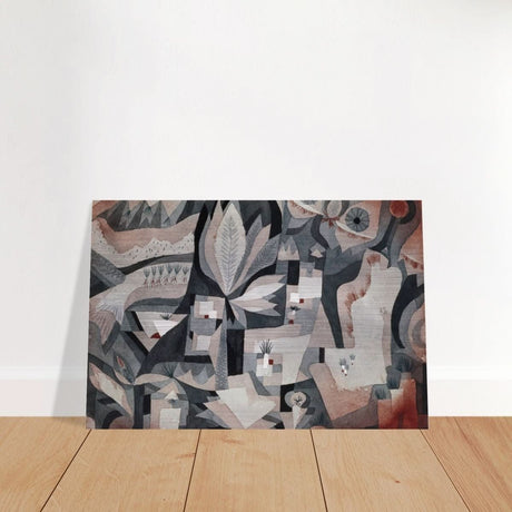 Dry Cooler Garden by Paul Klee - Brushed Aluminum Print - 50x75 cm / 20x30″ - 