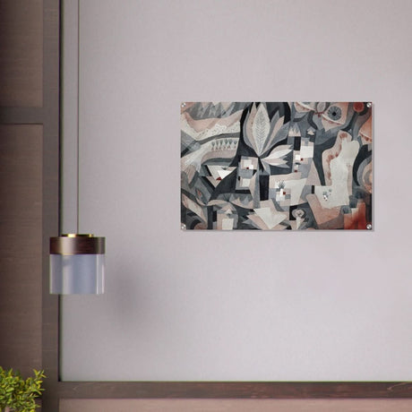 Dry Cooler Garden by Paul Klee - Acrylic Print - 60x90 cm / 24x36″ - 