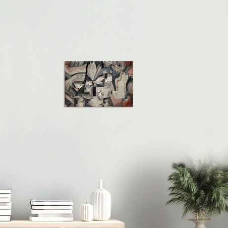 Dry Cooler Garden by Paul Klee - Wood Prints - 30x45 cm / 12x18″ - 10 mm