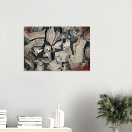 Dry Cooler Garden by Paul Klee - Wood Prints - 50x75 cm / 20x30″ - 20 mm