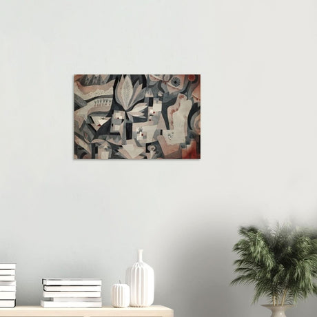 Dry Cooler Garden by Paul Klee - Wood Prints - 40x60 cm / 16x24″ - 20 mm