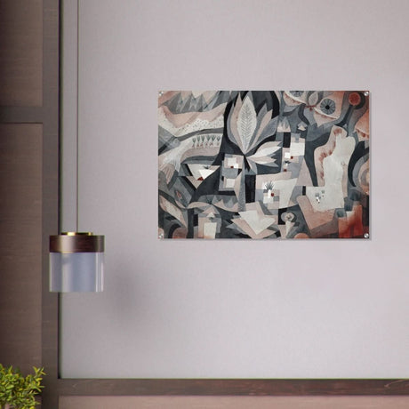 Dry Cooler Garden by Paul Klee - Acrylic Print - 70x100 cm / 28x40″ - 