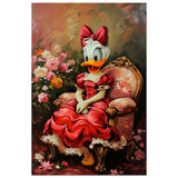 Duckling in Scarlet | Character Pop Art | Wall art print - Aluminum Print - 30x45 cm / 12x18″ - 