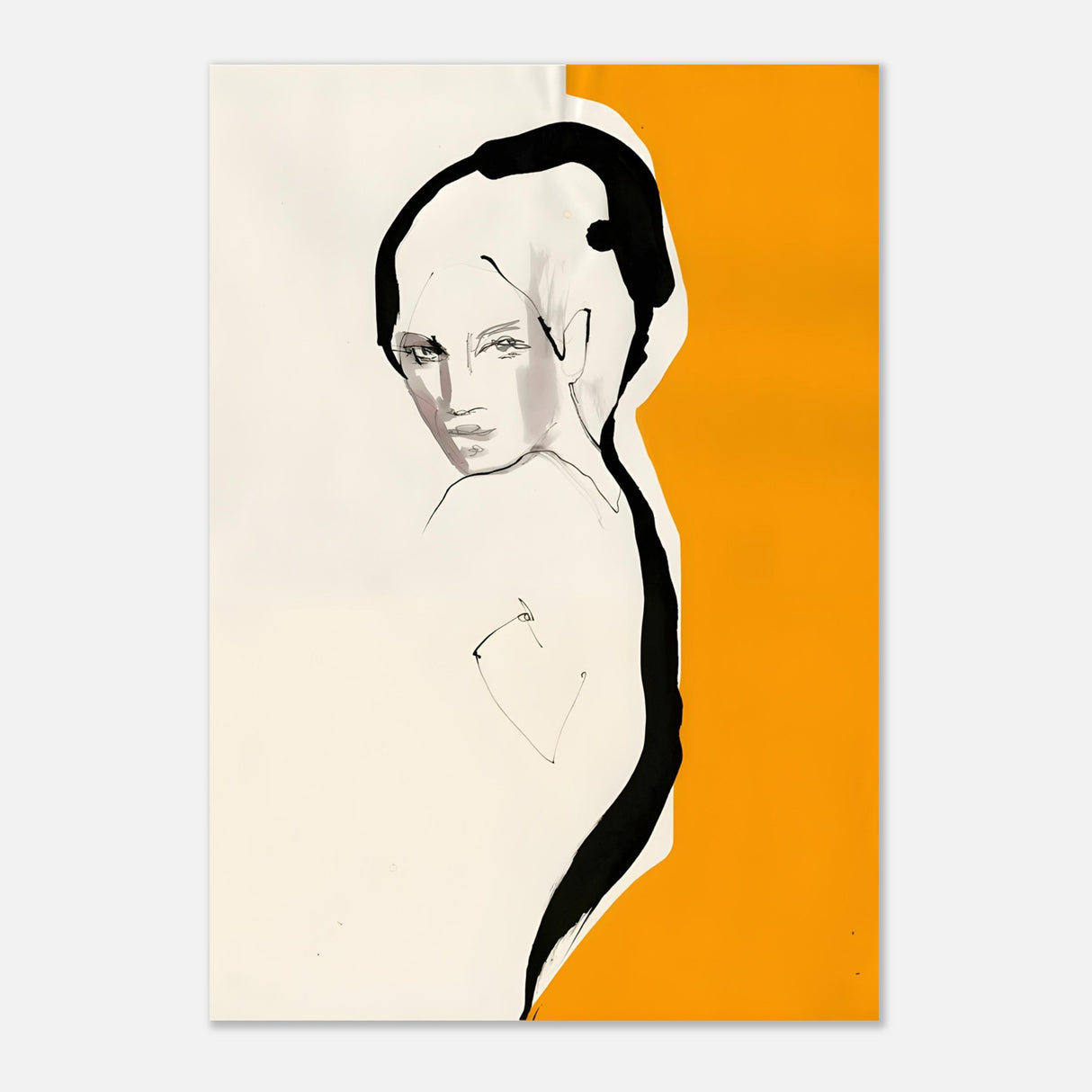 da vinci minimalist modern wall art 3