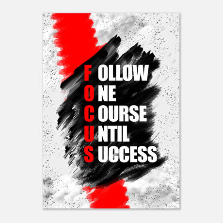 da vinci motivational wall art follow one course