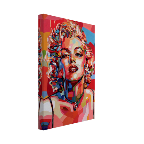 monroe mosaic wall art print20x30 cm / 8x12″Framed Canvas