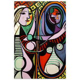 girl before a mirror by pablo picasso 1932