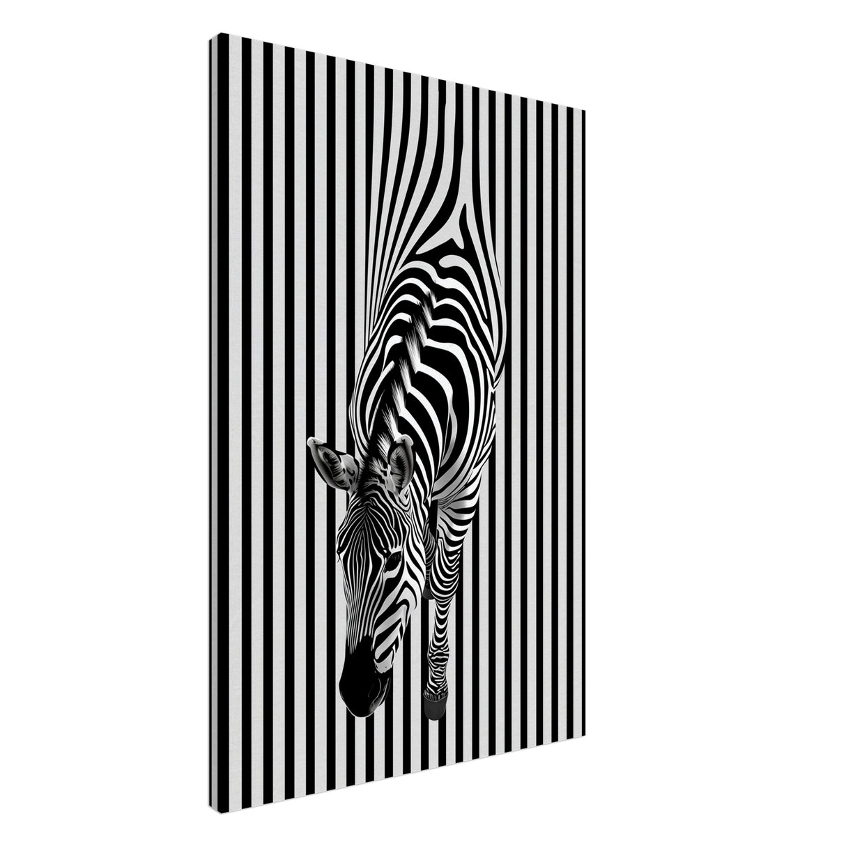  minimalist wall art wildlife zebra