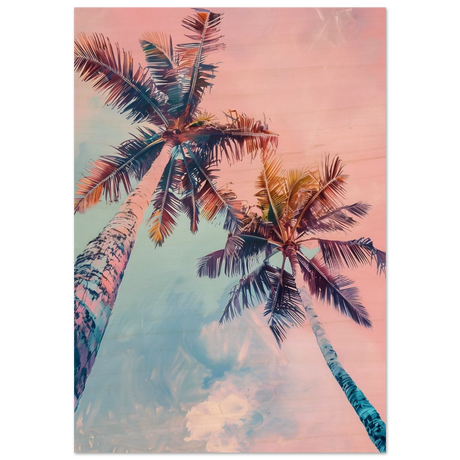 sunset palms wall art print70x100 cm / 28x40″Fine Art Poster