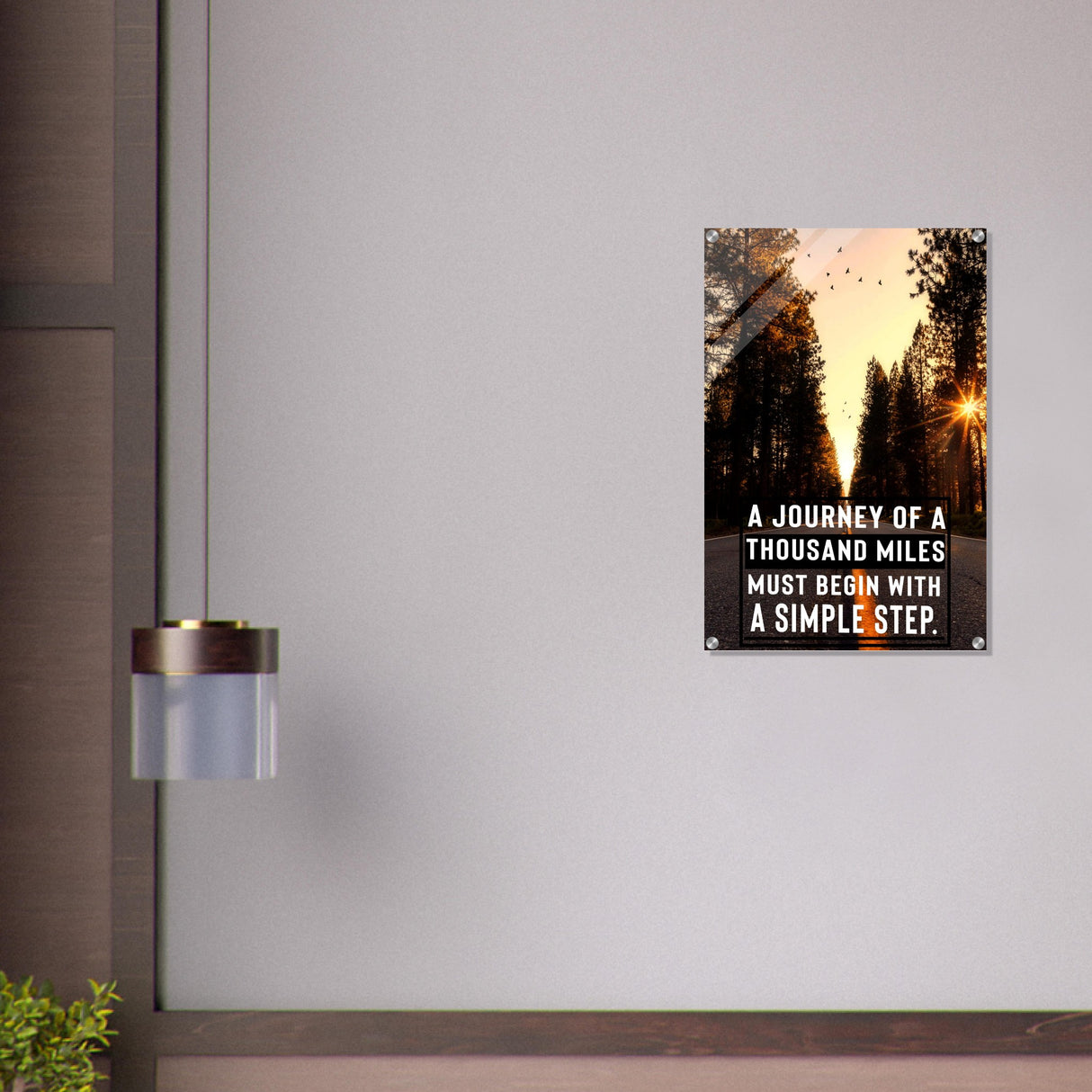 da vinci motivational wall art the simple step