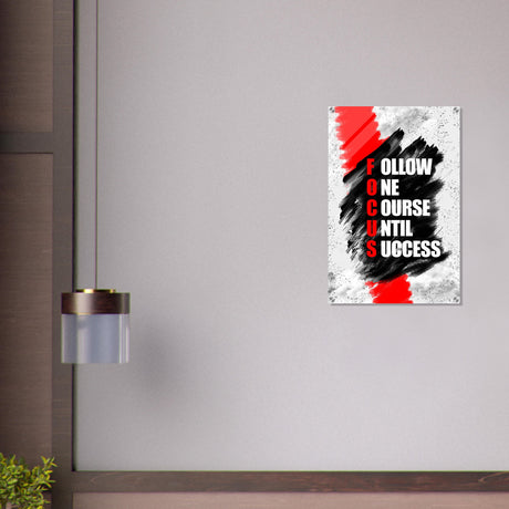 da vinci motivational wall art follow one course