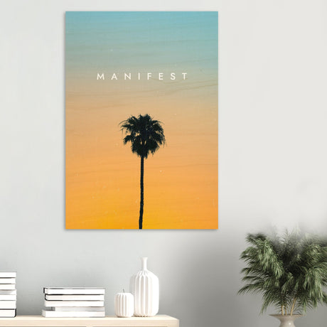 da vinci motivational wall art manifest