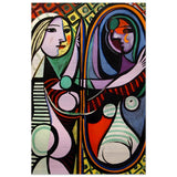 girl before a mirror by pablo picasso 1932