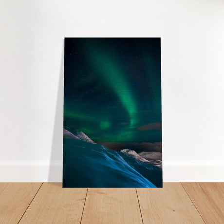celestial veil dancing lights over arctic silence fine art photography northern lights wall art print60x90 cm / 24x36″Acrylic Print