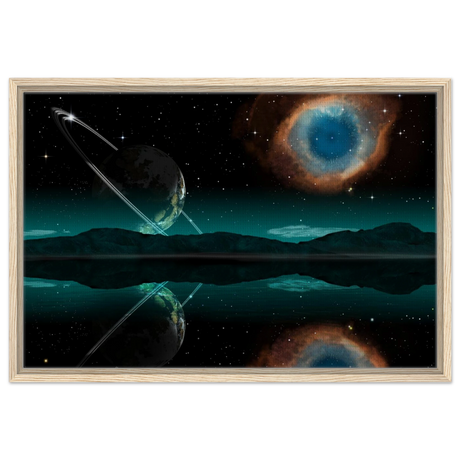 celestial reflections a portal beyond the stars wall art print60x90 cm / 24x36″Canvas
