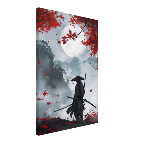  pop art wall art print japanese samurai 1