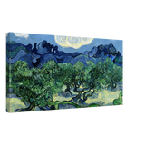 Olive Trees â€“ Panoramic Canvas Art Print Inspired by Vincent van Gogh40x80 cm / 16x32â€³