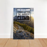 da vinci motivational wall art climb
