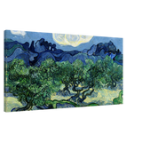 Olive Trees â€“ Panoramic Canvas Art Print Inspired by Vincent van Gogh30x60 cm / 12x24â€³