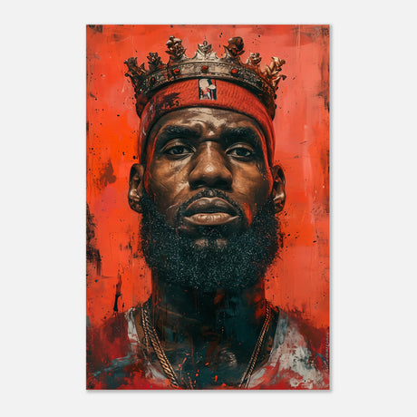  pop art wall art lebron james portrait print