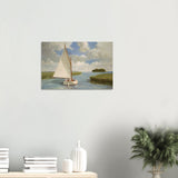 da vinci nature wall art boat