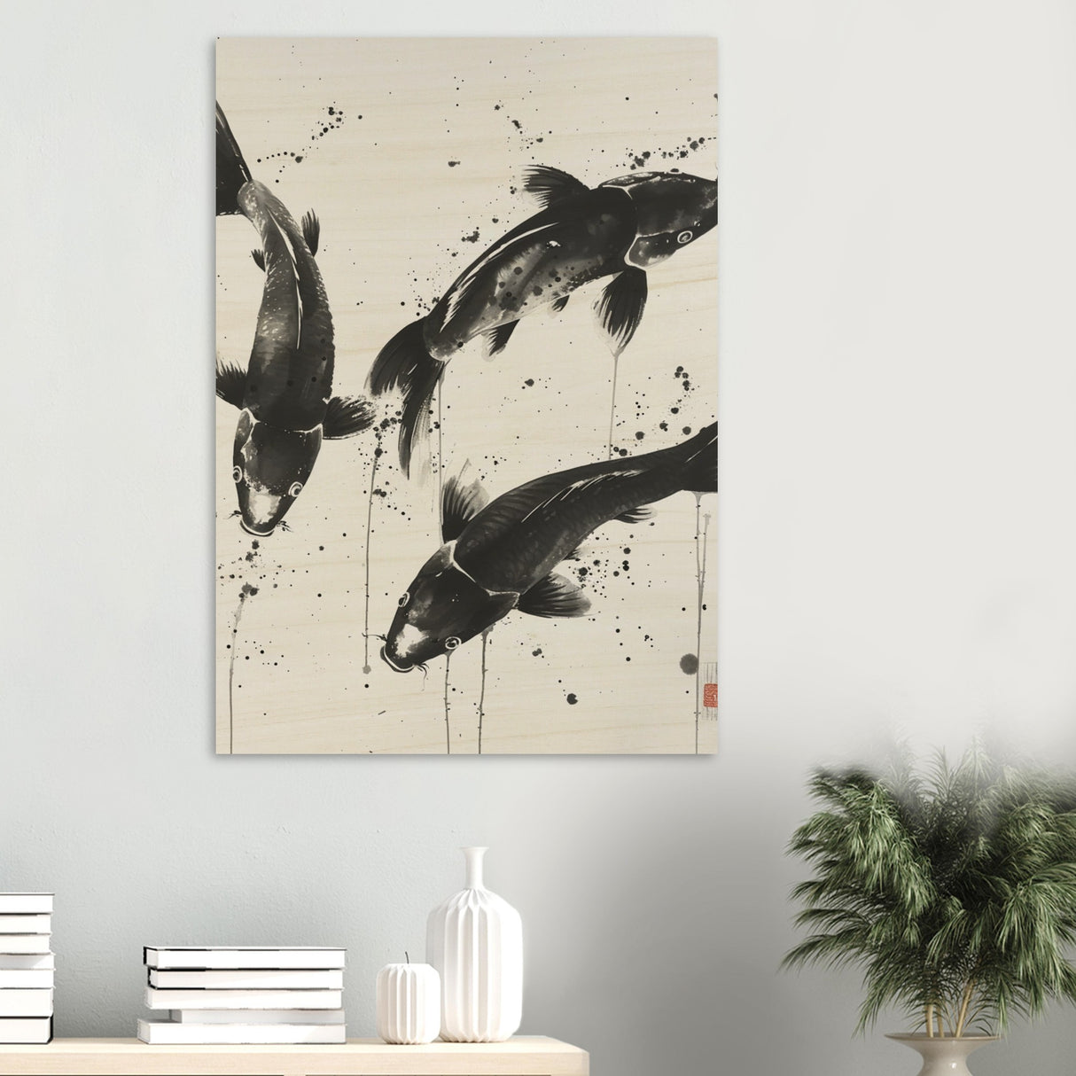 da vinci minimalist wall art