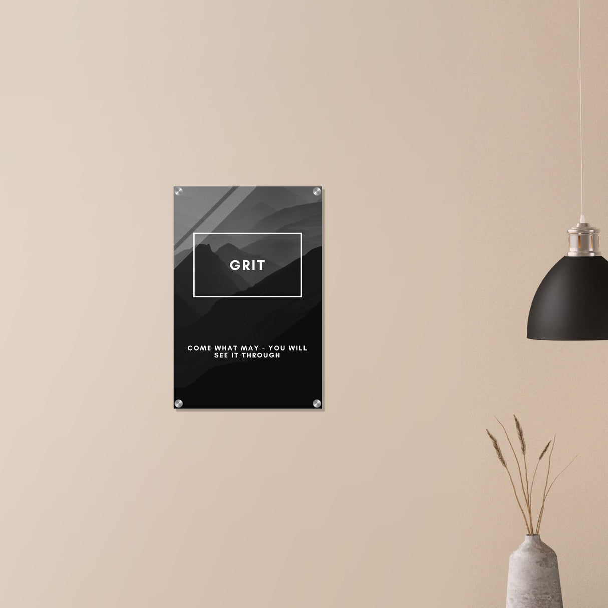  motivational wall art grit