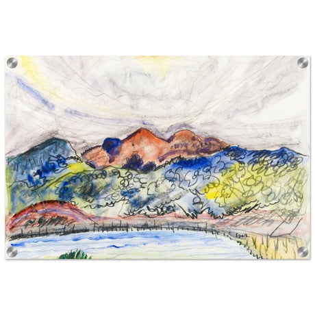 Early Landscape (1914) by Charles Demuth | Vintage Nature art wall art print - Acrylic Print - 40x60 cm / 16x24″ - 