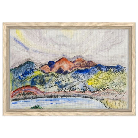 Early Landscape (1914) by Charles Demuth | Vintage Nature art wall art print - Canvas - 40x60 cm / 16x24″ - 