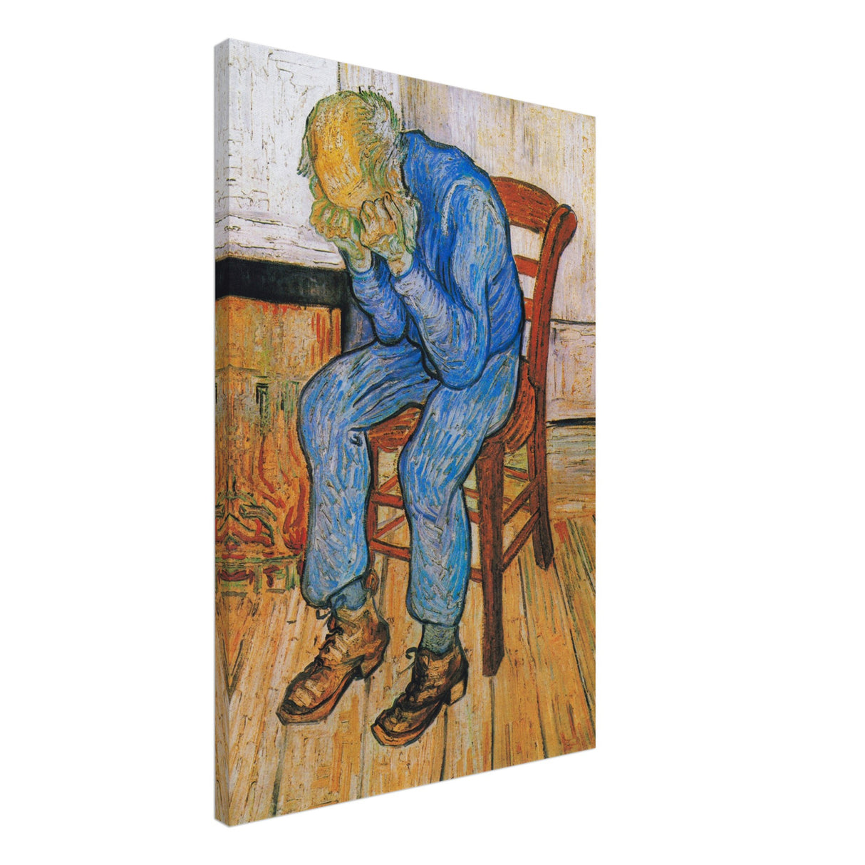sorrowing old man by vincent van gogh