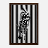  minimalist wall art wildlife zebra