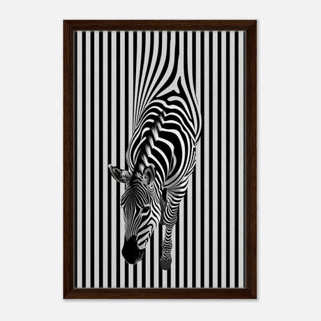  minimalist wall art wildlife zebra