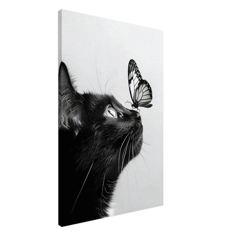  animal kingdom wall art cat butterfly