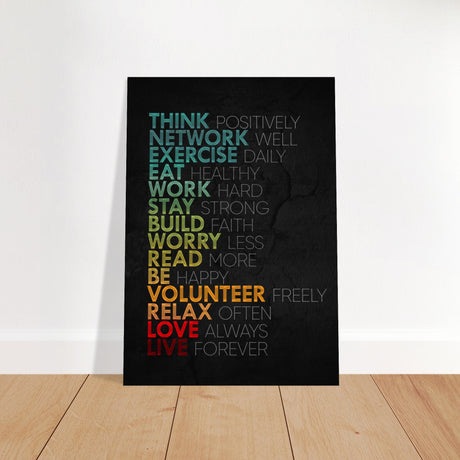 da vinci motivational wall art think