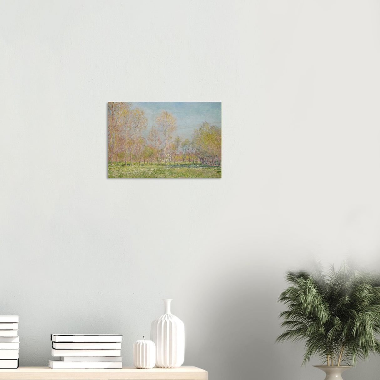 spring in giverny by claude monet