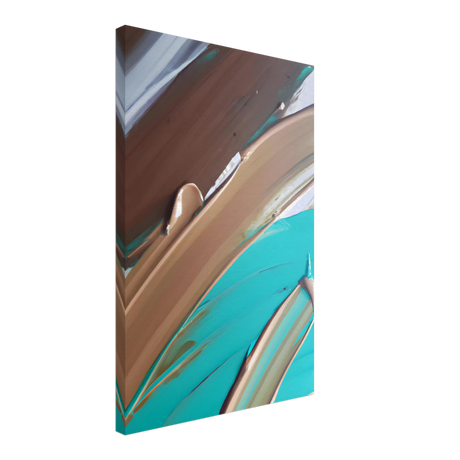 Echoes Beneath the Surface | Abstract Modern Wall art Print - Canvas - 40x60 cm / 16x24″ - 