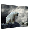 Echoes of the Arctic: The Roaring Majesty | Animal wall art print - Canvas - 40x60 cm / 16x24″ - 