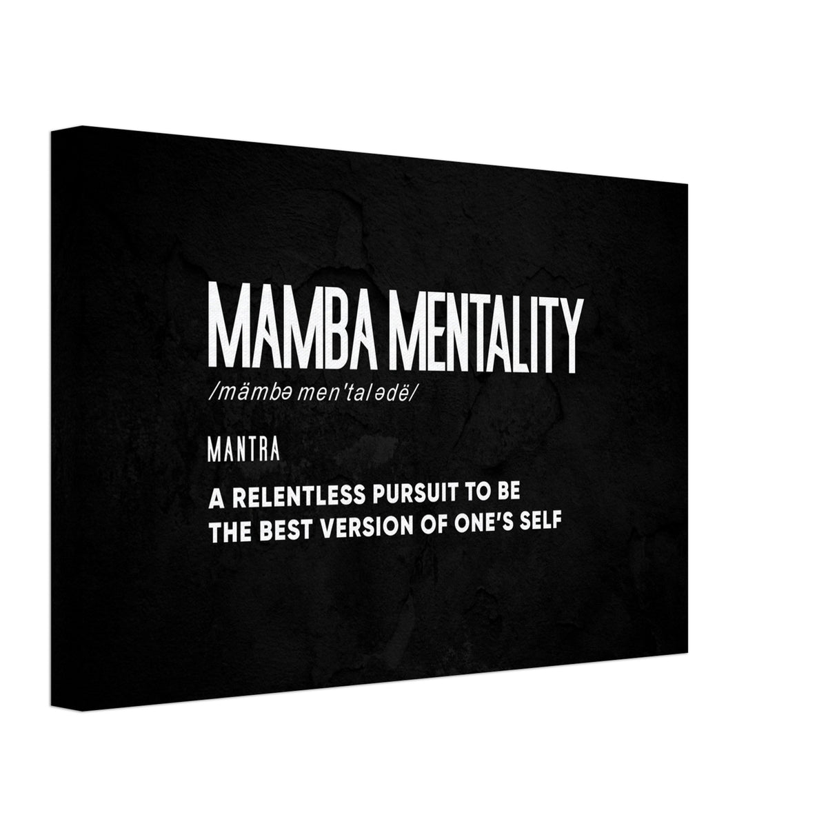  motivational wall art mamba mentality