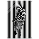  minimalist wall art wildlife zebra
