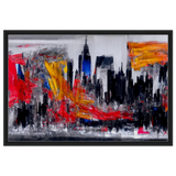 Urban Inferno â€“ Abstract Cityscape Wall Art PrintAcrylic Print50x75 cm / 20x30â€³