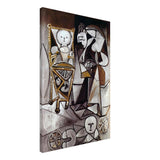 woman surrounded by her children by pablo picasso 1950