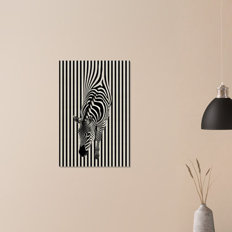  minimalist wall art wildlife zebra