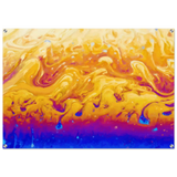 Lava Dreamscape â€“ Fluid Abstract Wall Art PrintFramed Canvas60x90 cm / 24x36â€³