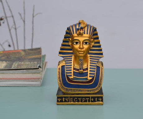 Egyptian Character Sculpture – Ancient Art Décor - 16x15x23cm - 