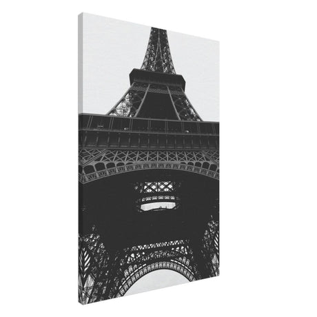Eiffel's Perspective | Black and White Architectural Photography - Canvas - 60x90 cm / 24x36″ - 
