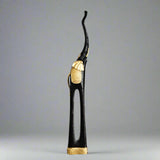 Elegant Elephant Sculptures – Modern Artistic Home Décor Ornaments - L - 92 CM - Black - 