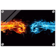 Elemental Clash | Conceptual Pop Art - Acrylic Print - 30x45 cm / 12x18″ - 
