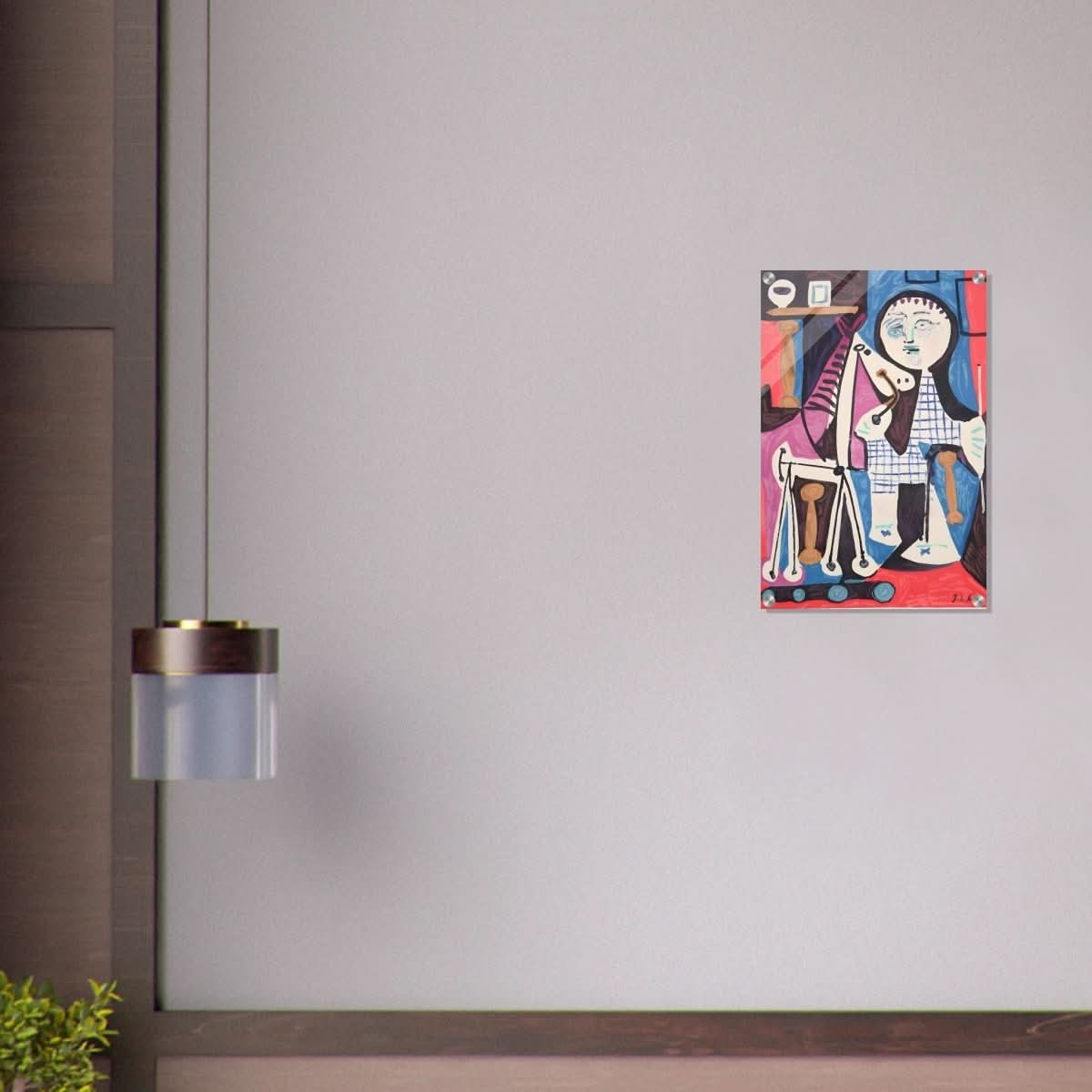 Enfant Avec Cheval a Toulettes by Pablo Picasso - Acrylic Print - 40x60 cm / 16x24″ - 